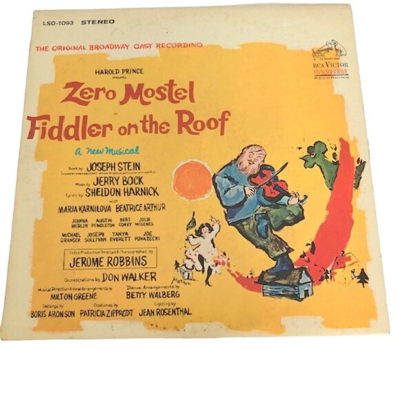 Fiddler on the Roof; LP Zero Mostell 1964 - Picture 1 of 6